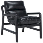 Fauteuil d'appoint rembourré, 76 cm (L) x 86 cm (P) x 81 cm (H), dossier capitonné, salon