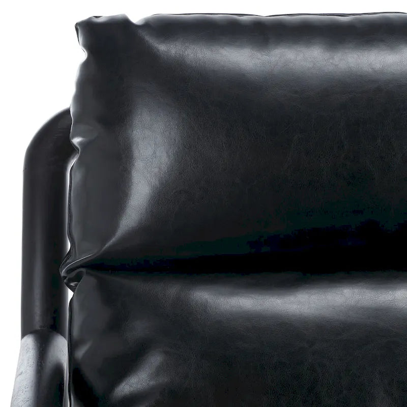 Fauteuil d'appoint rembourré, 76 cm (L) x 86 cm (P) x 81 cm (H), dossier capitonné, salon