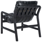 Fauteuil d'appoint rembourré, 76 cm (L) x 86 cm (P) x 81 cm (H), dossier capitonné, salon