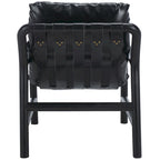 Fauteuil d'appoint rembourré, 76 cm (L) x 86 cm (P) x 81 cm (H), dossier capitonné, salon