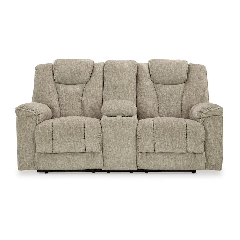 Causeuse inclinable électrique de 76 po, appuie-tête réglable, éclairage d'ambiance à LED, inclinaison zéro gravité, beige