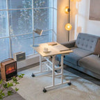 Chaise de salle à manger Chesterfield sans accoudoirs, revêtement 100 % lin, capitonnage profond, pieds en bois expresso