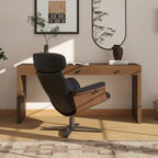 Commode noire à 6 tiroirs, rangement moderne pour chambre à coucher
