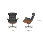 Commode noire à 6 tiroirs, rangement moderne pour chambre à coucher