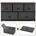 Commode de rangement à 5 tiroirs, table de chevet organisatrice pour dortoir