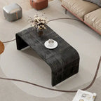 Table basse de style Art déco incurvé – 23,60 x 47,20 x 18,50