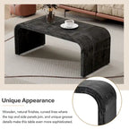 Table basse de style Art déco incurvé – 23,60 x 47,20 x 18,50