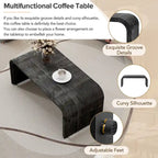 Table basse de style Art déco incurvé – 23,60 x 47,20 x 18,50