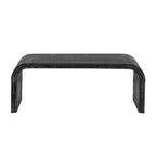 Table basse de style Art déco incurvé – 23,60 x 47,20 x 18,50