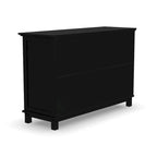 Ensemble de salle à manger rectangulaire 5 pièces avec 4 chaises, blanc lin