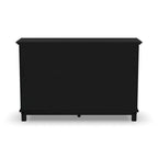 Ensemble de salle à manger rectangulaire 5 pièces avec 4 chaises, blanc lin