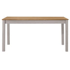 Table à manger rectangulaire en bois recyclé, style rustique fermier