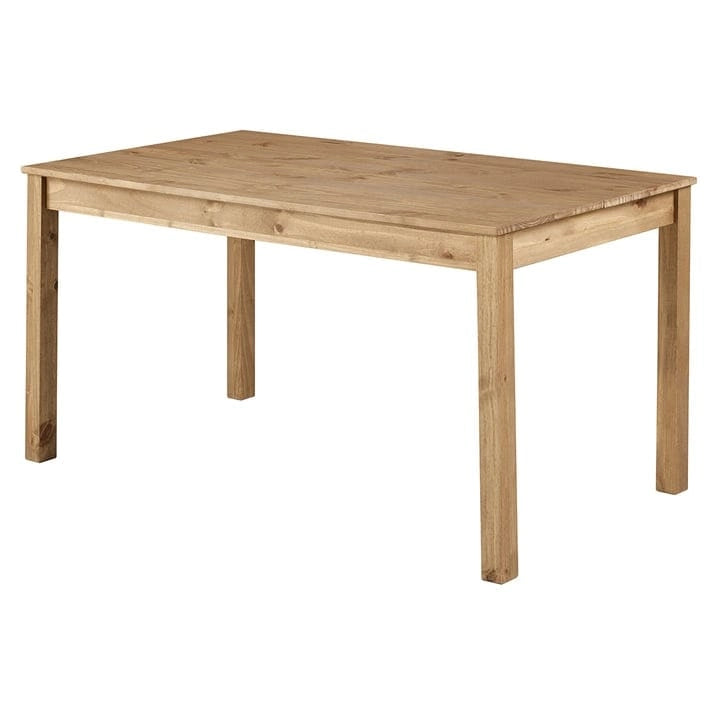 Table à manger rectangulaire en bois recyclé, style rustique fermier
