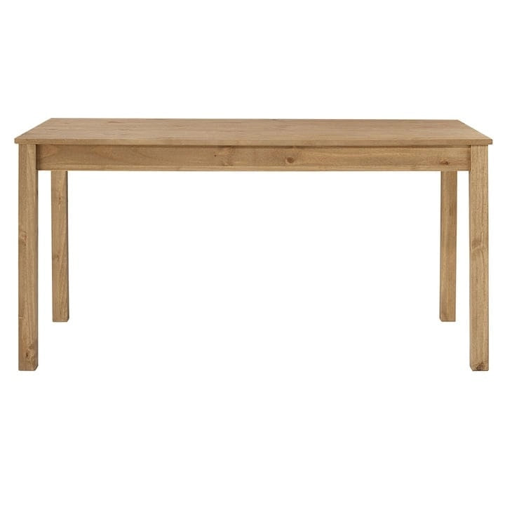 Table à manger rectangulaire en bois recyclé, style rustique fermier