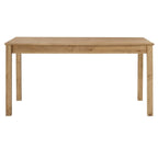 Table à manger rectangulaire en bois recyclé, style rustique fermier
