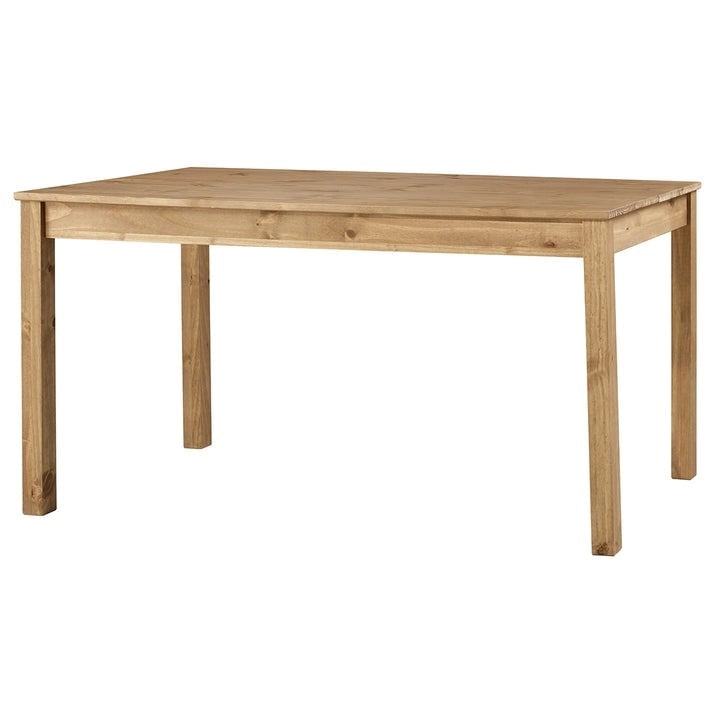 Table à manger rectangulaire en bois recyclé, style rustique fermier