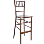 Tabourets de bar Chiavari, cadre en résine empilable, usage commercial et domestique