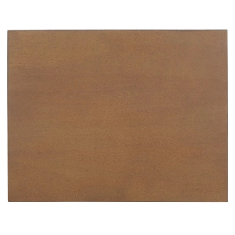 Table d'appoint de rangement en bois de pin gris, 1 tiroir et 2 étagères ouvertes, 45 cm (L) x 35 cm (P) x 76 cm (H)