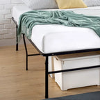 Sommier en acier robuste, capacité de 1360 kg, pas besoin de sommier tapissier, rangement sous le lit