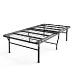 Sommier en acier robuste, capacité de 1360 kg, pas besoin de sommier tapissier, rangement sous le lit