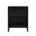 Table de chevet minimaliste moderne avec 1 tiroir et casier de rangement