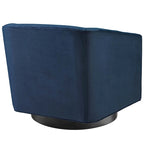 Fauteuil pivotant en velours de performance Twist (lot de 2)