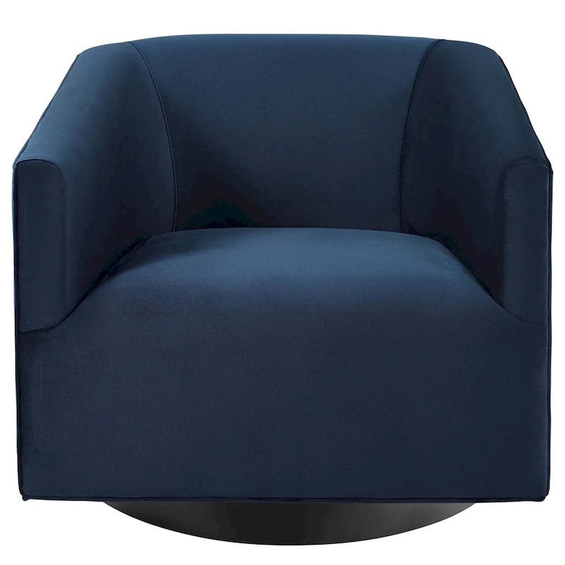 Fauteuil pivotant en velours de performance Twist (lot de 2)