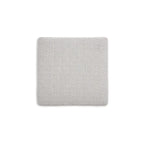 Grand Pouf Repose-Pieds Blanc Cassé, Coussin Moelleux, Repose-Pieds de Salon