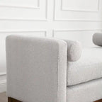 Banc rembourré élégant pour bout de lit et salon