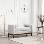 Banc rembourré élégant pour bout de lit et salon