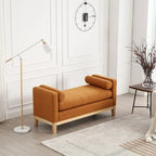 Banc rembourré élégant pour bout de lit et salon