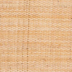 Ensemble de 2 chaises de salle à manger modernes bohèmes en rotin naturel et bois d'acacia, assise rembourrée en mousse, Indonésie