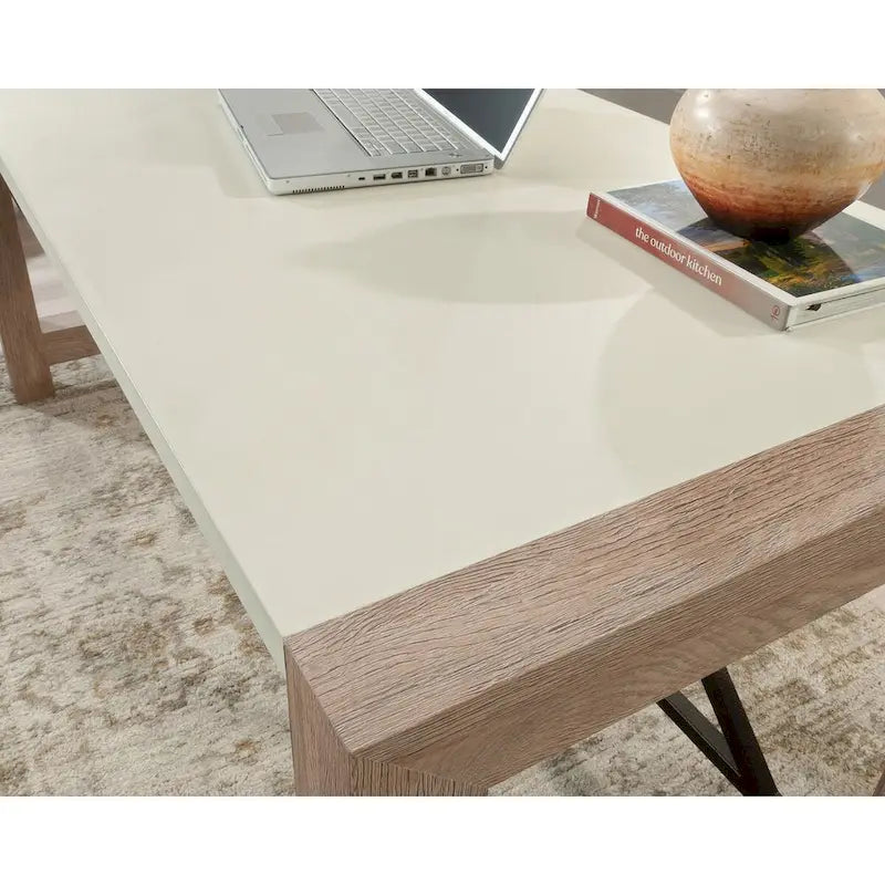 Bureau debout mobile, hauteur réglable 72,4 cm-125,7 cm, surface inclinable, MDF et acier, capacité de 40 kg