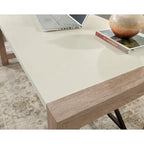 Bureau debout mobile, hauteur réglable 72,4 cm-125,7 cm, surface inclinable, MDF et acier, capacité de 40 kg