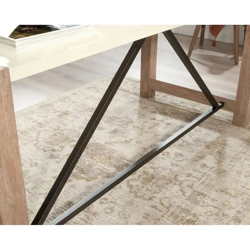 Bureau debout mobile, hauteur réglable 72,4 cm-125,7 cm, surface inclinable, MDF et acier, capacité de 40 kg