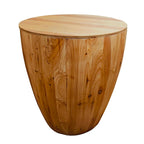 Table basse de style vintage en forme de seau