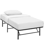 Cadre de lit en acier inoxydable "Brown Horizon" – Taille simple