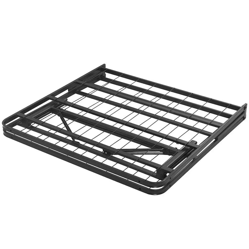 Cadre de lit en acier inoxydable "Brown Horizon" – Taille simple